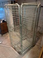Chariot/Cage/Stockage pliable sur roue inox, Zakelijke goederen, Stock en Retail | Partijen goederen, Ophalen