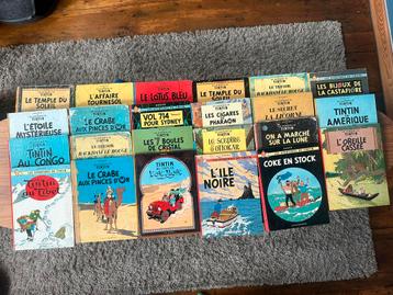 Collection Tintin 23 albums des 60’s et 7 des 70’s beschikbaar voor biedingen
