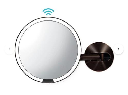 Gloednieuwe Simplehuman Sensor Wand Cosmeticaspiegel, Huis en Inrichting, Woonaccessoires | Spiegels, Nieuw, Ophalen of Verzenden