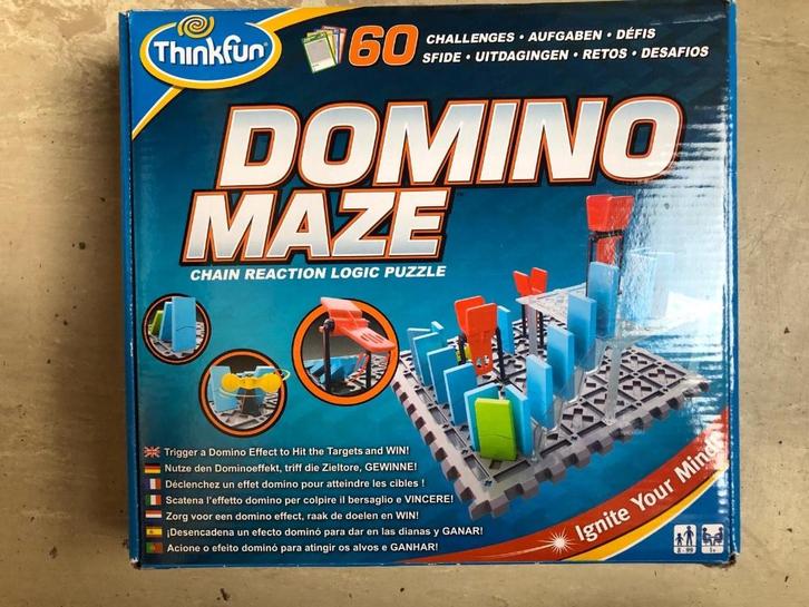Domino Maze puzzel breinbreker, Kinderen en Baby's, Speelgoed | Educatief en Creatief, Zo goed als nieuw, Ophalen of Verzenden