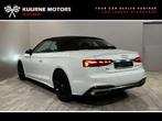 Audi A5 Cabrio 40TFSI S Tronic Leder/Led/Cam *1j garantie*, Auto's, Audi, Automaat, 4 cilinders, Wit, Leder