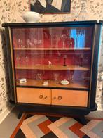 Meuble vitrine vintage, Ophalen, Gebruikt