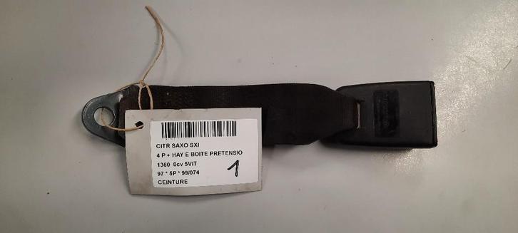 CEINTURE Citroën Saxo (01-1996/12-2004) (6502611F5), Autos : Pièces & Accessoires, Habitacle & Garnissage, Citroën, Utilisé