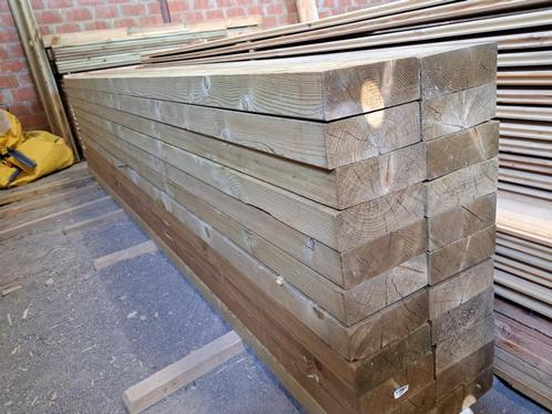 TE KOOP! Balken/gordingen (geïmpregneerd): 70x195x3,6meter, Doe-het-zelf en Bouw, Hout en Planken, Nieuw, Balk, Grenen, 300 cm of meer