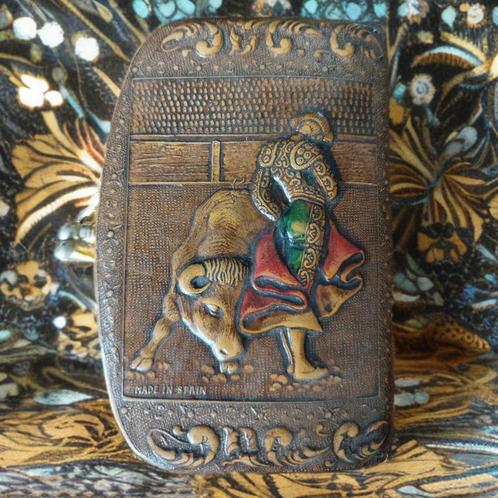 Porte-monnaie Matador brun, Handtassen en Accessoires, Portemonnees, Gebruikt, Overige merken, Bruin, Leder, Ophalen of Verzenden