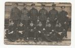 wo1 fotokaart belgische en engelse militairen, Verzamelen, Ophalen of Verzenden, Landmacht, Foto of Poster