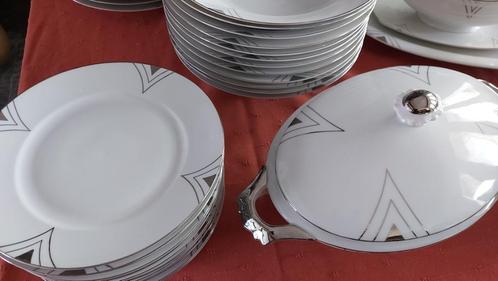 54-delig servies, Huis en Inrichting, Keuken | Servies, Gebruikt, Compleet servies, Overige stijlen, Porselein, Ophalen