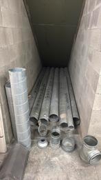 Tuyaux conduit tubes galva acier ventilation, Enlèvement, Comme neuf