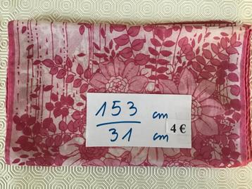 dames sjaal 153 cm op 31 cm en 3 andere aan 4 € beschikbaar voor biedingen