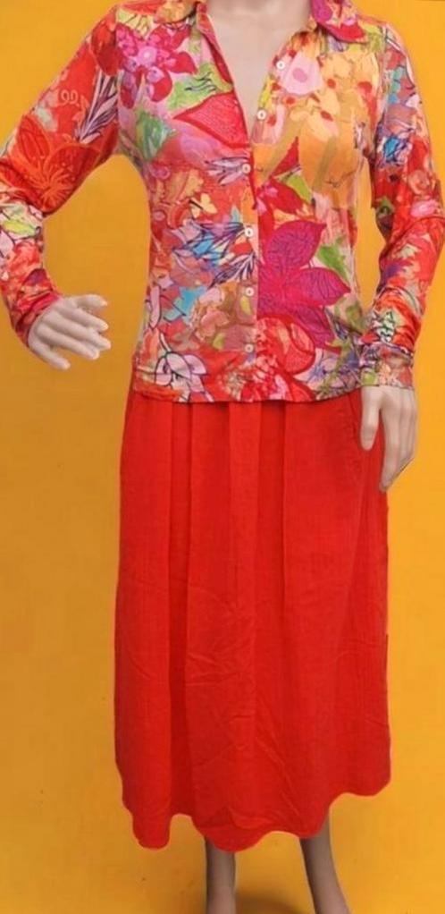 Blouse et jupe BETTY BARCLAY ANOTHER WOMEN Taille S, Vêtements | Femmes, Blouses & Tuniques, Comme neuf, Taille 36 (S), Rouge