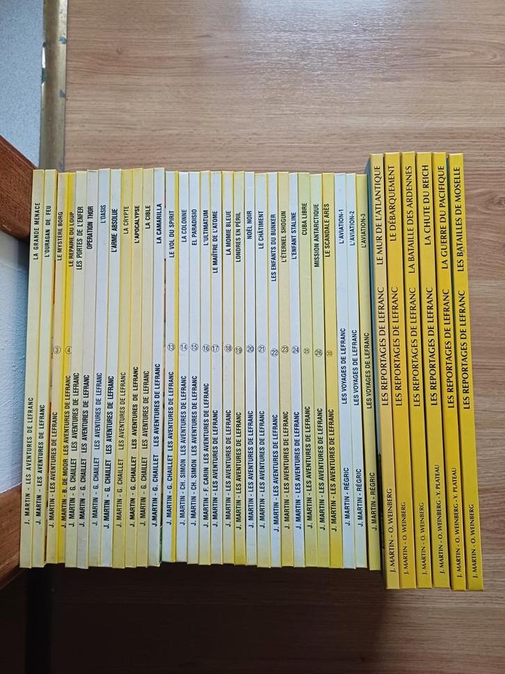 Bd Lefranc et ses Voyages, Boeken, Stripverhalen, Zo goed als nieuw, Meerdere stripboeken, Ophalen of Verzenden