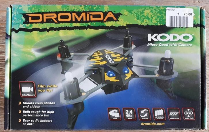 Dromida Kodo-drone met foto's en video's, Audio, Tv en Foto, Drones, Zo goed als nieuw, Ophalen of Verzenden