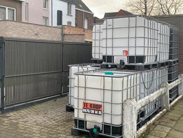 Ibc containers 1000l, industriële gereinigd  beschikbaar voor biedingen