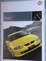 Opel Monaro V8 5.7 Brochure, Verzenden, Opel