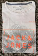 T. Shirt Jack & Jones Maat L, Maat 52/54 (L), Wit, Ophalen of Verzenden, Zo goed als nieuw