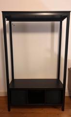 Zwarte open kledingkast, Maison & Meubles, Tables | Dessertes, 25 à 50 cm, 150 à 200 cm, Enlèvement, Utilisé