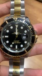 Rolex van spanje, goud en silver,, Handtassen en Accessoires, Horloges | Heren, Gebruikt, Rolex, Polshorloge, Ophalen of Verzenden