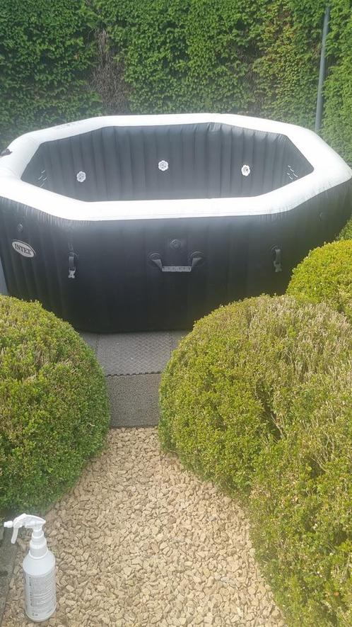 Pure Spa Jet & Bubble Deluxe opblaasbare spa - 6 persoons, Tuin en Terras, Zwembad-toebehoren, Gebruikt, Overige typen, Ophalen
