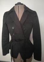 Veste courte, noire, H&M, taille 36, Ophalen of Verzenden, Gedragen