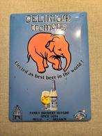 reclamebord delirium, Verzamelen, Biermerken, Ophalen, Gebruikt, Reclamebord, Plaat of Schild