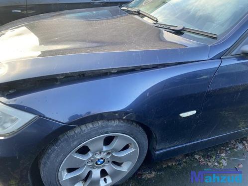 BMW 3 SERIE E90 blauw A35/5 links scherm voorscherm 2004-201, Auto-onderdelen, Carrosserie, Spatbord, BMW, Gebruikt, Ophalen