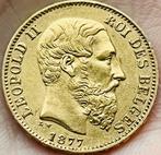 Pièce 20 Francs Or Léopold II 1877, Enlèvement ou Envoi