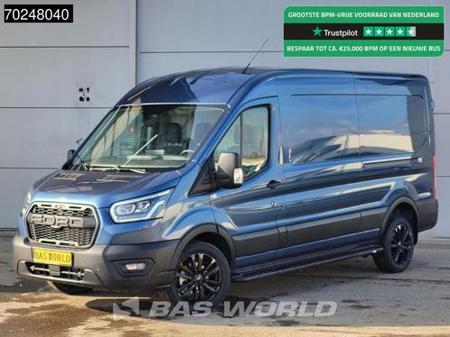 Ford Transit 165pk Automaat Limited Black Edition L3H2 Nwe m, Auto's, Bestelwagens en Lichte vracht, Bedrijf, Te koop, Achteruitrijcamera
