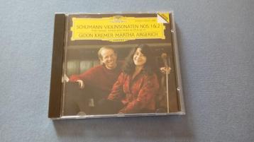 CD. Schumann - Sonates pour violon n° 182. Gidon Kremer-Mart, Enlèvement ou Envoi, Comme neuf