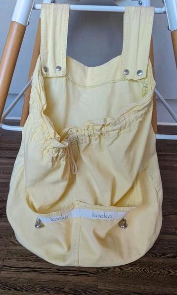 Toffe opbergzak lichtgeel Koeka voor pyjama of speelgoed  beschikbaar voor biedingen