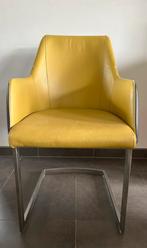 4 stevige tafelstoelen, Huis en Inrichting, Stoelen, Ophalen, Gebruikt, Overige kleuren, Leer