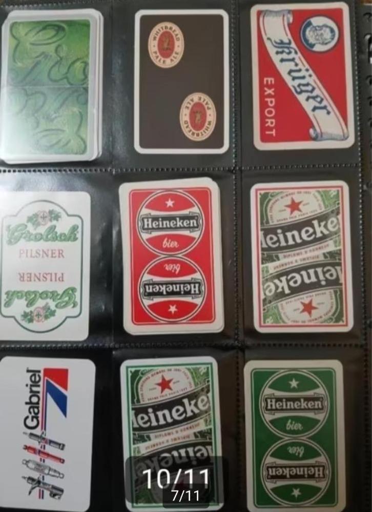 Speelkaarten, verzamel Map,1, Verzamelen, Biermerken, Amstel, Verzenden