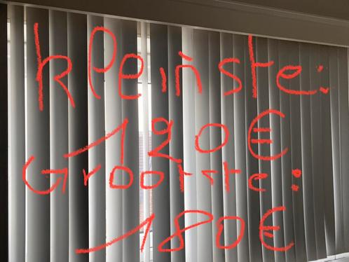 Luxaflex vertikale PVC kwaliteitslamellen -wit -  4 stuks, Huis en Inrichting, Stoffering | Gordijnen en Lamellen, Gebruikt, Wit