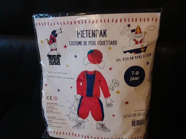 Pietenpak 6-8 jaar €5 maat 116/122/..., Diversen, Sinterklaas, Zo goed als nieuw, Ophalen