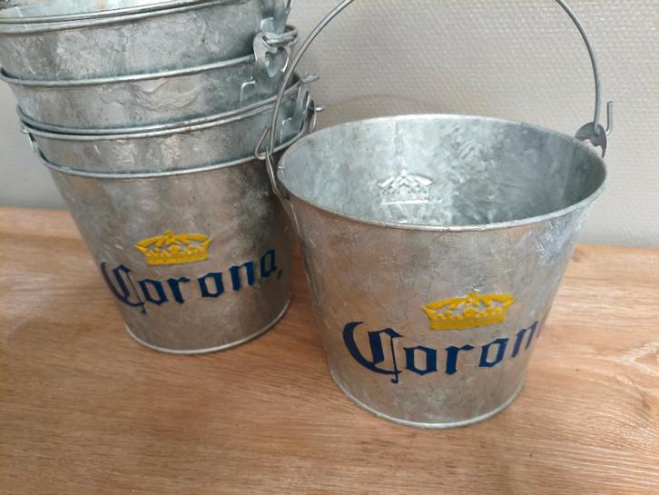 Corona bier-emmers-IJsemmers van het merk Corona, Zakelijke goederen, Horeca | Overige, Ophalen of Verzenden