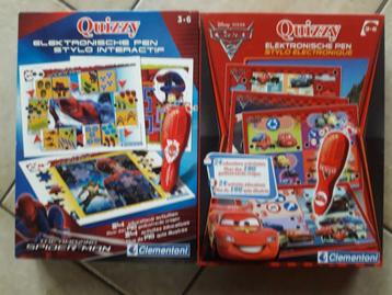 Quizzy Spiderman and Cars - 3 à 6 ans, Enlèvement ou Envoi, Utilisé, Découverte, Sonore
