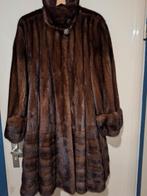 Vison bontjas nerts past 42,44,46, Ophalen, Bruin, Maat 42/44 (L), Zo goed als nieuw