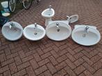 5 Kwalitatieve lavabo's inclusief kranen., Huis en Inrichting, Ophalen of Verzenden, Zo goed als nieuw