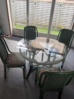 Set en rotin, Jardin & Terrasse, Ensembles de jardin, Rotin, Chaise, Utilisé, Sets de jardin