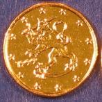Finland 1 cent 1999 20 micron VERGULD, Verzenden, Finland, Goud, Losse munt