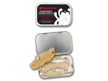 Spyderco wooden kit c28 zelf bouw oefen kit kids zakmes  beschikbaar voor biedingen