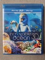 Blu-Ray Incroyable océan 3D (+2D incluse)  ), Comme neuf, Documentaire et Éducatif, Enlèvement ou Envoi