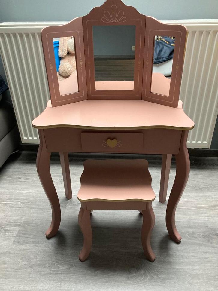 Kinderkaptafel, Maison & Meubles, Tables | Coiffeuses, Comme neuf, Bois, Enlèvement