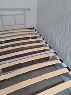Bedframe wit 160 + matras, Ophalen, Zo goed als nieuw, Wit