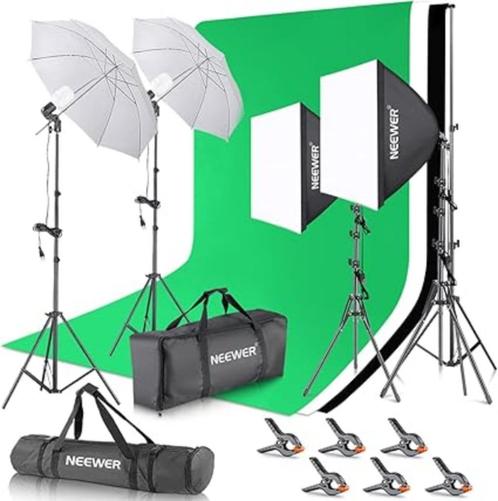 Neewer fotostudio Set SNELLE GRATIS ELVERING, Audio, Tv en Foto, Fotografie | Fotostudio en Toebehoren, Nieuw, Complete fotostudio