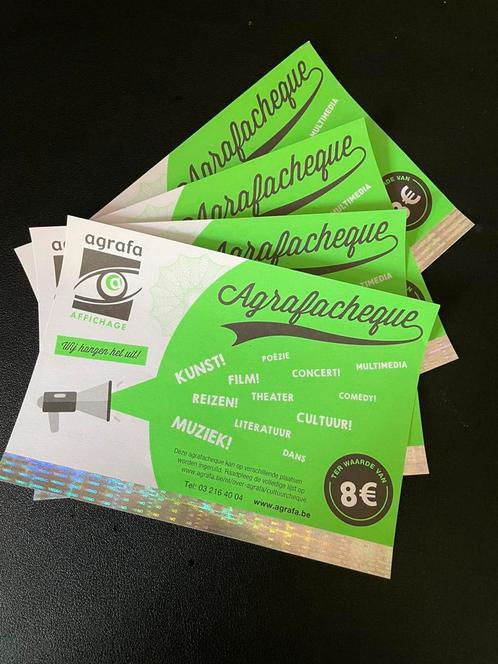 Agrafacheque 4st., Tickets en Kaartjes, Concerten | Overige