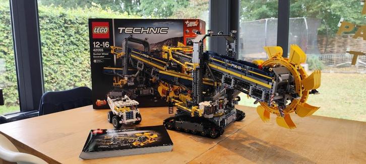 Lego 42055 Emmerwiel Graafmachine Bucketwheel Excavator 100%, Kinderen en Baby's, Speelgoed | Duplo en Lego, Zo goed als nieuw