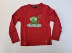 Mt 98 Rode T-shirt lange mouwen kameleon en skateboard, Kinderen en Baby's, Gebruikt, Ophalen of Verzenden, Someone, Shirt of Longsleeve