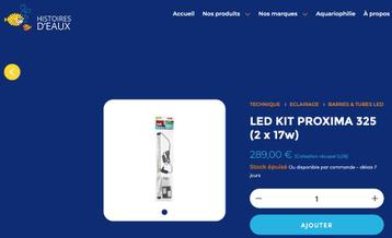 Kit LED EHEIM Proxima 325, 2 x 17 W, nouveau, Enlèvement ou Envoi, Neuf, Éclairage ou Chauffage