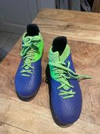 Groen/blauwe Voetbalschoenen met veters maat 34, Sport en Fitness, Voetbal, Schoenen, Gebruikt, Ophalen