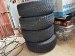 Winterbanden op stalen velg en sierdeksels voor VW., Auto-onderdelen, Banden en Velgen, Ophalen, Gebruikt, 15 inch, Banden en Velgen